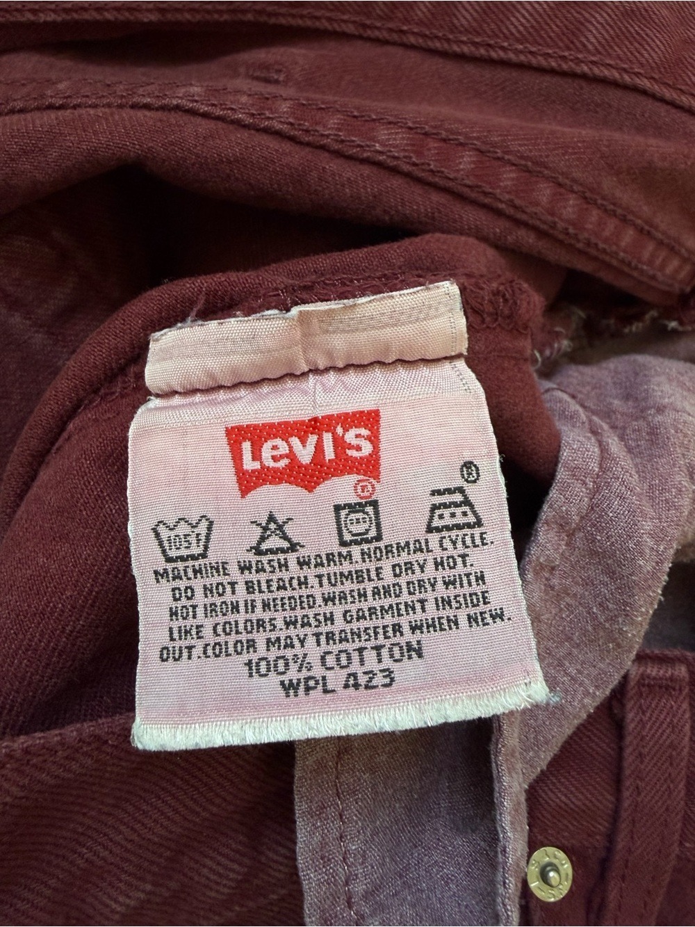Rare Vintage Made in USA Levi’s 501 Jeans Size 42 - Picture 4 of 9